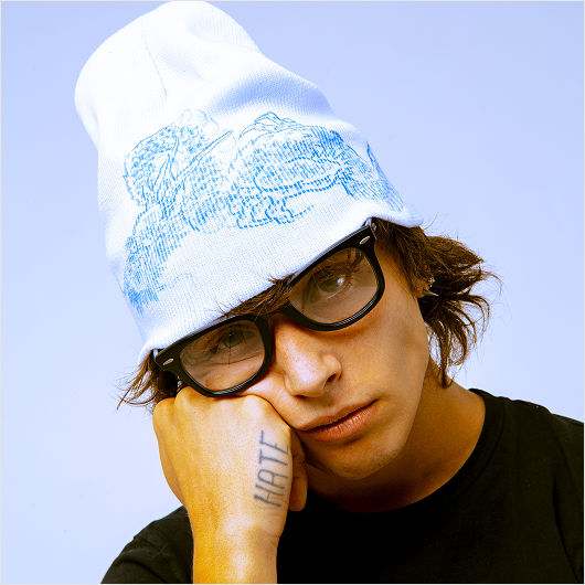 Yaki beanies white & black