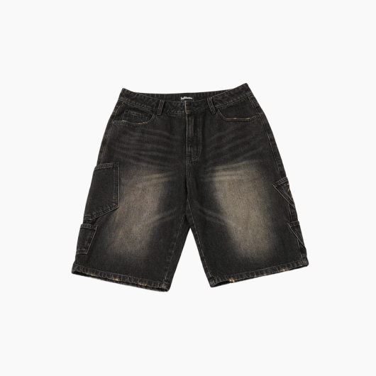 Dragon Embroidery Jorts