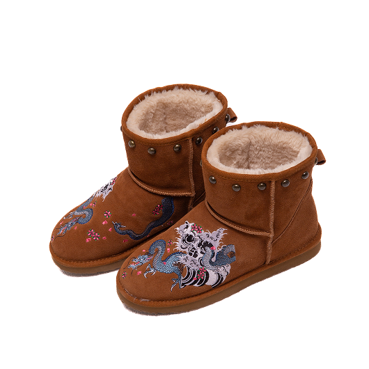 Blue Dragon Winter Shoes