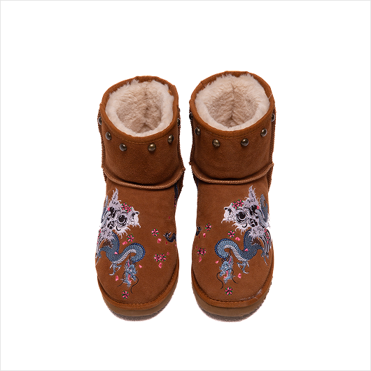 Blue Dragon Winter Shoes