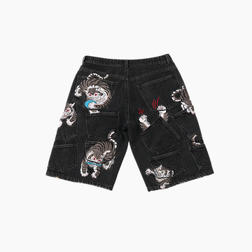 Pantaloni da ricamo Tora Grey